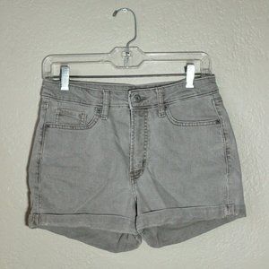 *SALE! 2/$22 or 3/$30* Old Navy Denim High Rise Shorts Grey Cuffed Hems Size 4